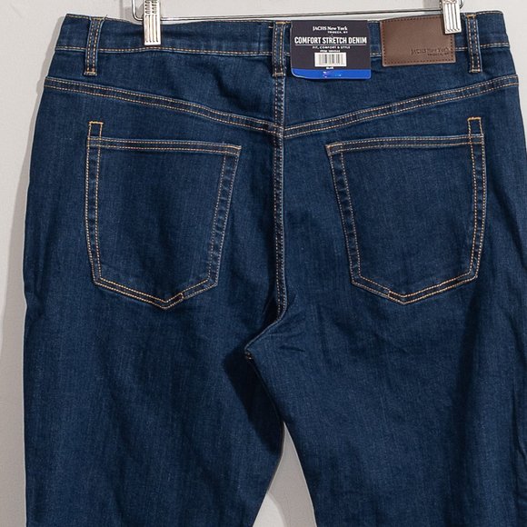 Blue Jachs Men’s Comfort Stretch‎ Denim Jean 5 Pocket - Picture 5 of 5